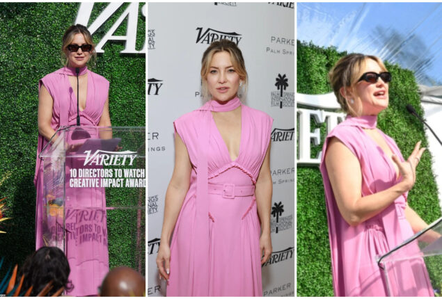 Kate Hudson looks like Barbie at Variety’s Creative Impact Awards