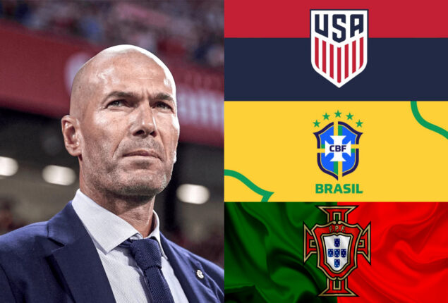 Zidane rejects offers from Brazil, Portugal and USA National Teams