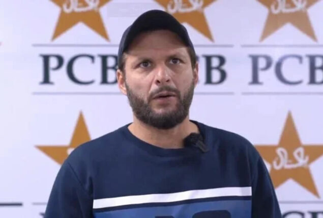 PAK vs NZ: Afridi paid a visit to National Bank Cricket Arena before ODI