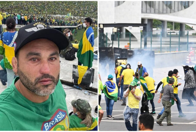 Nephew of former President Jair Bolsonaro spotted in protesters