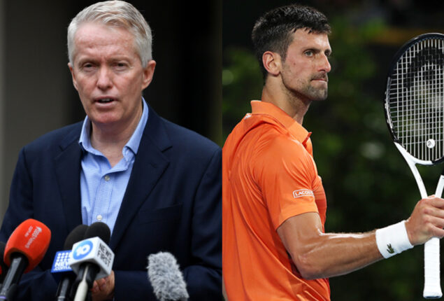 Craig Tiley says "Novak got a lot of support in Adelaide"