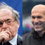 Noël Le Graët suspended amid row over Zinedine Zidane comments