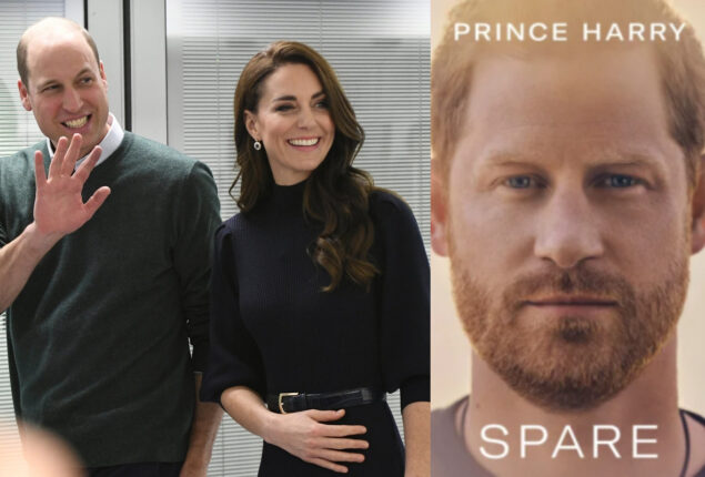 William and Kate ignores question about Harry’s book