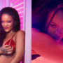 Rihanna is “crushing hearts and snappin’ necks.” in Valentine’s Day campaign