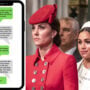 Prince Harry revealed private text messages exchanged between Kate and Meghan