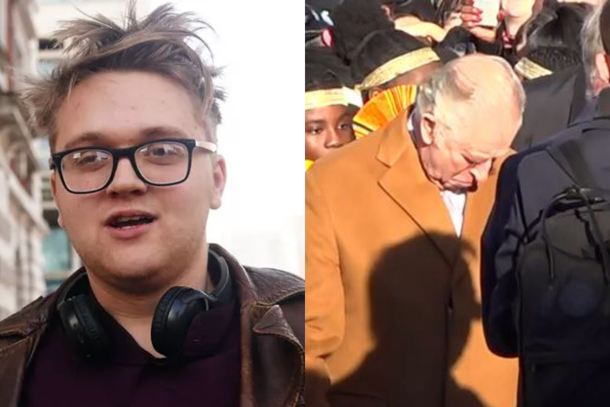 Man threw egg at King