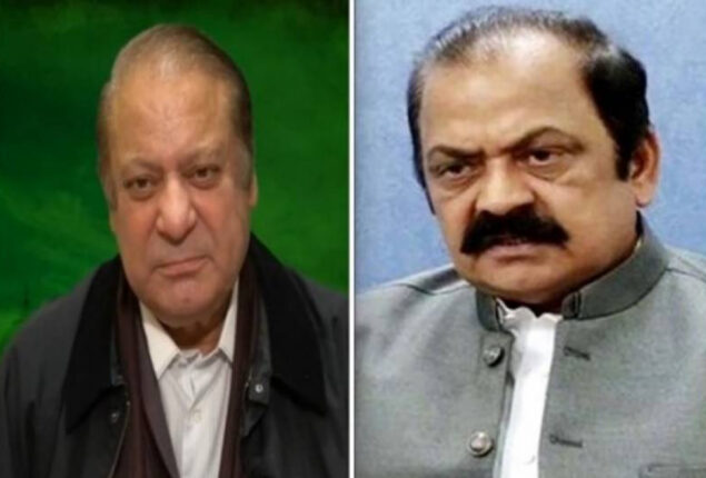 PML-N chief Nawaz Sharif summons Rana Sanaullah
