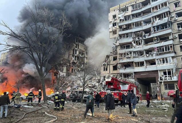 People rescued after Dnipro apartment strike, says Ukraine
