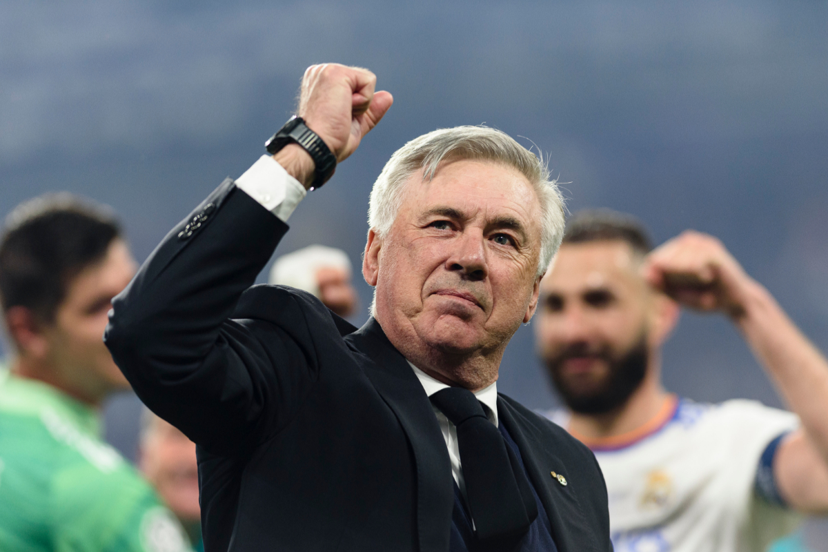 Ancelotti says "They will never not be hungry to win, they have a great mentality"