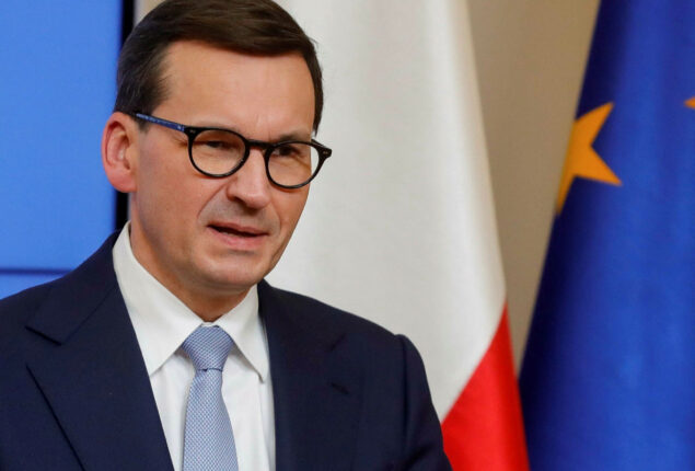 Polish PM Morawiecki says “Russia intentionally keeps on committing war crimes against civilians”
