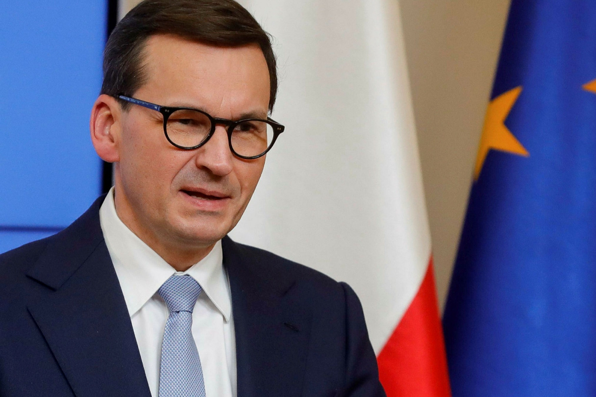 Polish PM Morawiecki says "Russia intentionally keeps on committing war crimes against civilians"