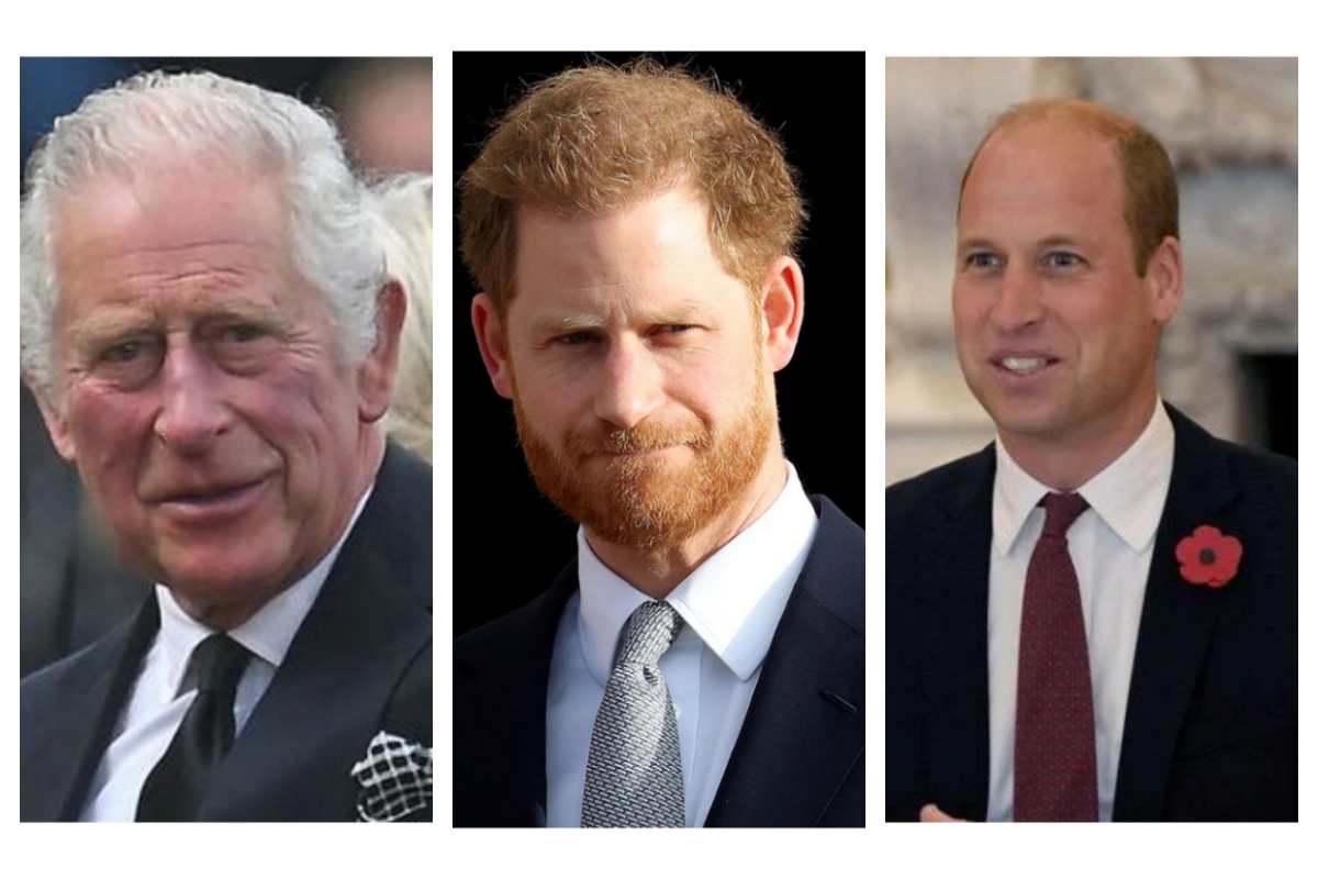 King Charles, Prince Harry & Prince William