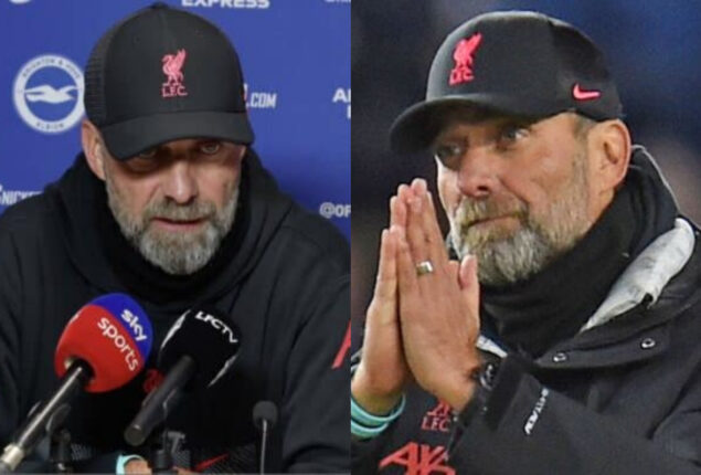 Jurgen Klopp urged his struggling team to get ‘back to basics’