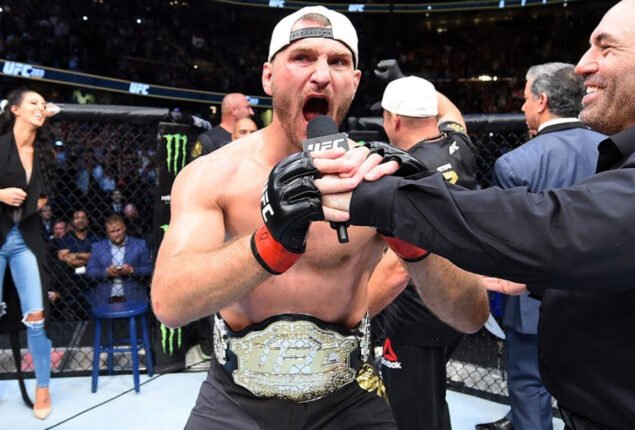 Stipe challenged winner of title match between ‘Jon Jones and Ciryl Gane’