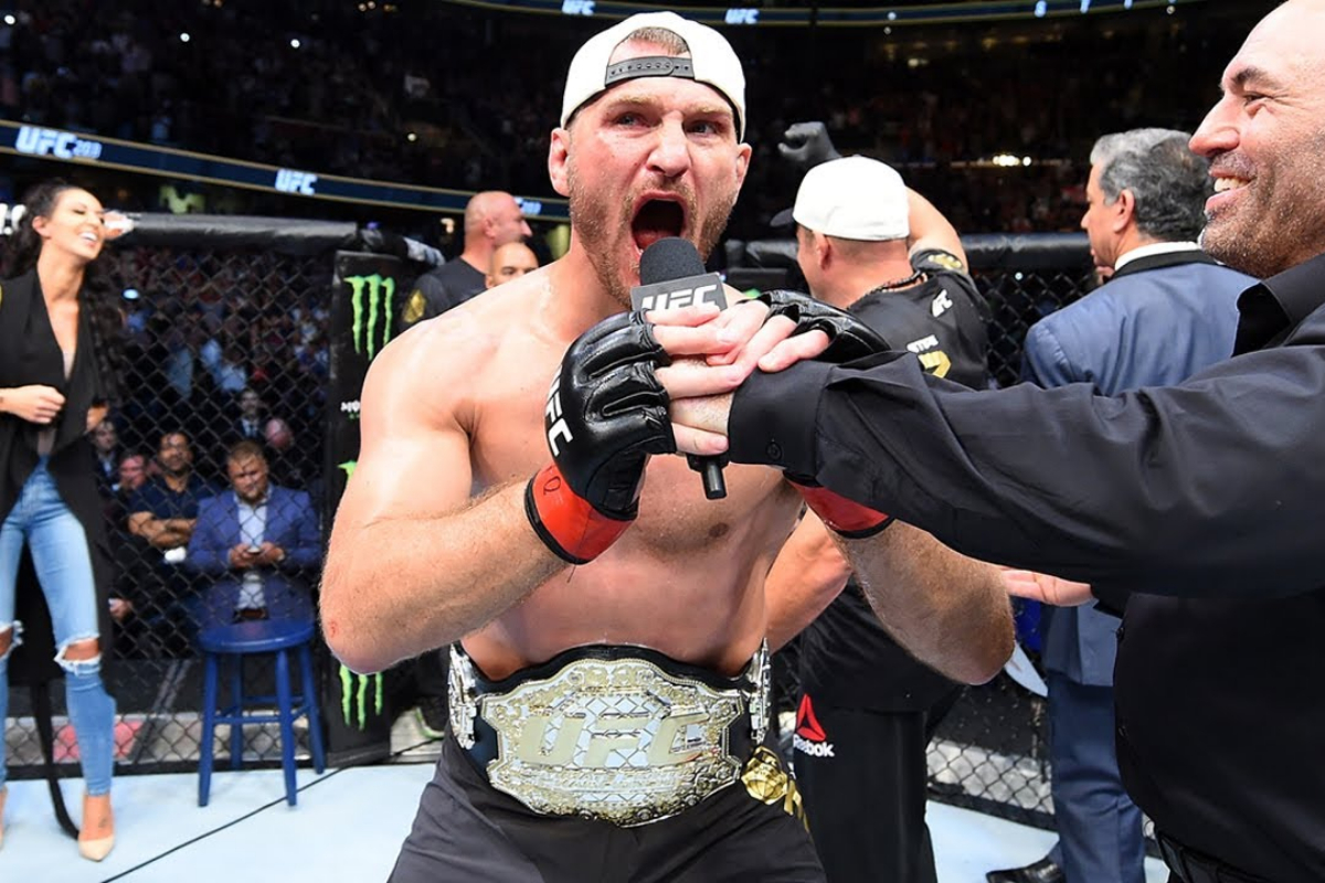 Stipe challenged winner of title match between 'Jon Jones and Ciryl Gane'