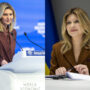 Ukraine’s first lady Olena addressed the World Economic Forum to build support 