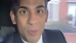 Rishi Sunak feels sorry for removing seatbelt to film video