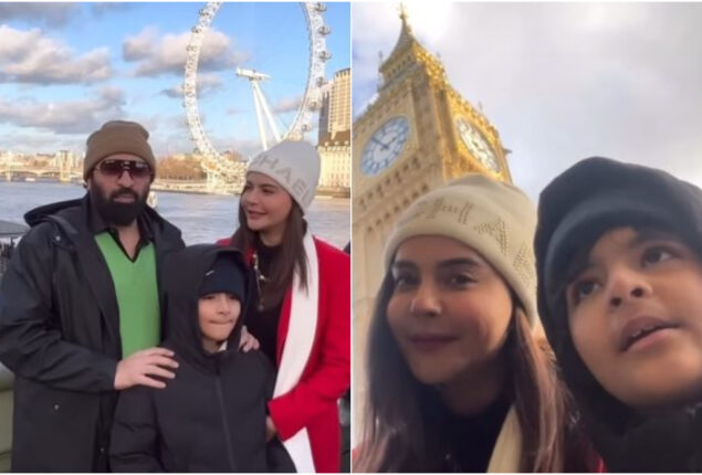 Nida Yasir and Yasir Nawaz latest pictures from London