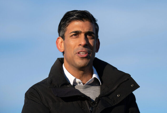 UK PM Rishi Sunak fined for not wearing seatbelt in car
