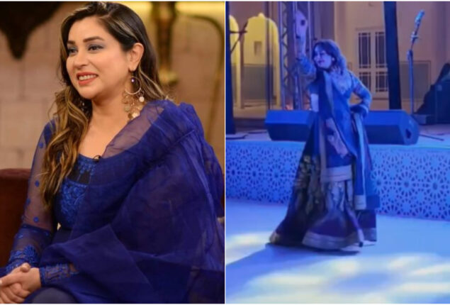 Komal Rizvi killer dance moves at an Indian wedding