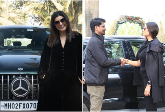 Sushmita Sen gifted herself a black Coupe Mercedes car
