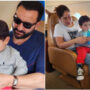 Kareena Kapoor and Saif Ali Khan travelling with Jeh