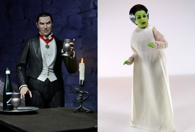 The NECA Universal Monsters line now includes a new “Bride of Frankenstein” figure