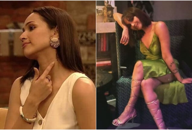 Faryal Mehmood shows off her Tattoos
