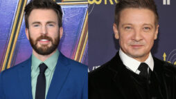 Chris Evans and Jeremy Renner make jokes after his accident