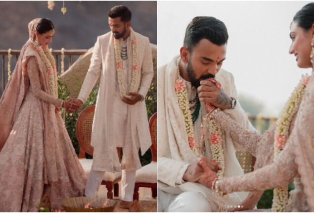 Athiya Shetty & KL Rahul share their wedding pictures