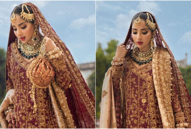 Saboor Aly looks gorgeous in her latest bridal shoot