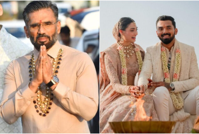 Suniel Shetty writes heartfelt note for Athiya Shetty and KL Rahul