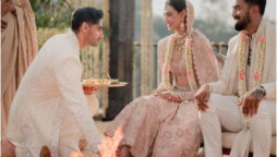 Ahan Shetty shares unseen photos from Athiya Shetty wedding ceremony