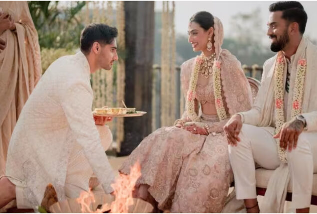 Ahan Shetty shares unseen photos from Athiya Shetty wedding ceremony