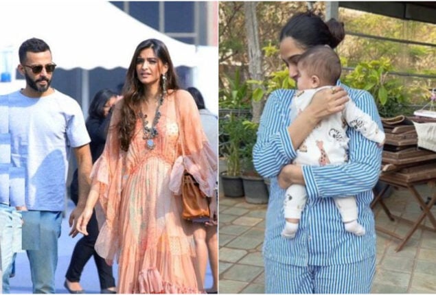 Anand Ahuja shares picture of Sonam Kapoor with Vayu