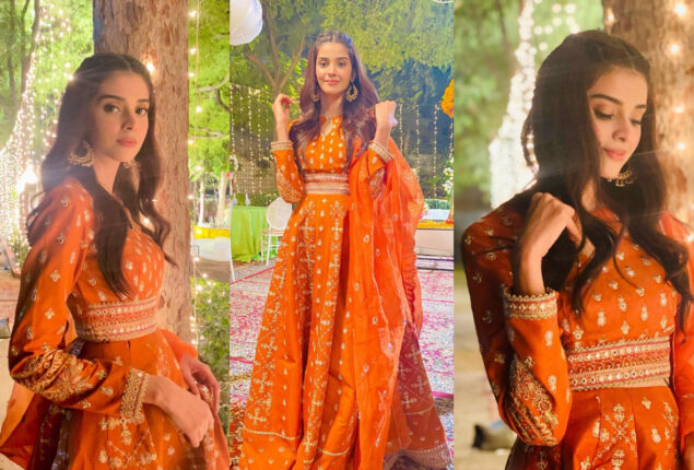 Zainab Shabbir Looks Splendid In Orange