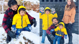 Bilal Qureshi and Uroosa Bilal lovely pictures from Murree