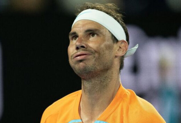 Australian Open: Rafael Nadal slips to sixth in ATP rankings