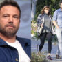 Ben Affleck shakes hand with John Miller on street
