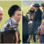 Lady Susan Hussey attends church with King Charles, after two months