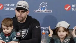 Football coach daughter mimicking him while conference: Watch