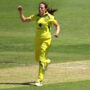 Megan Schutt guided Australia to easy eight-wicket victory