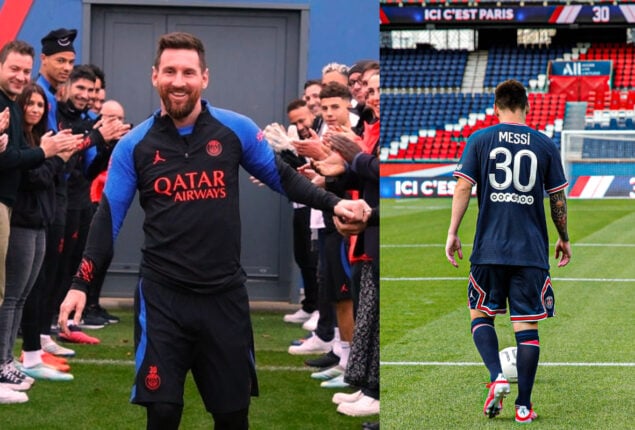 Lionel Messi is expected to make his PSG debut