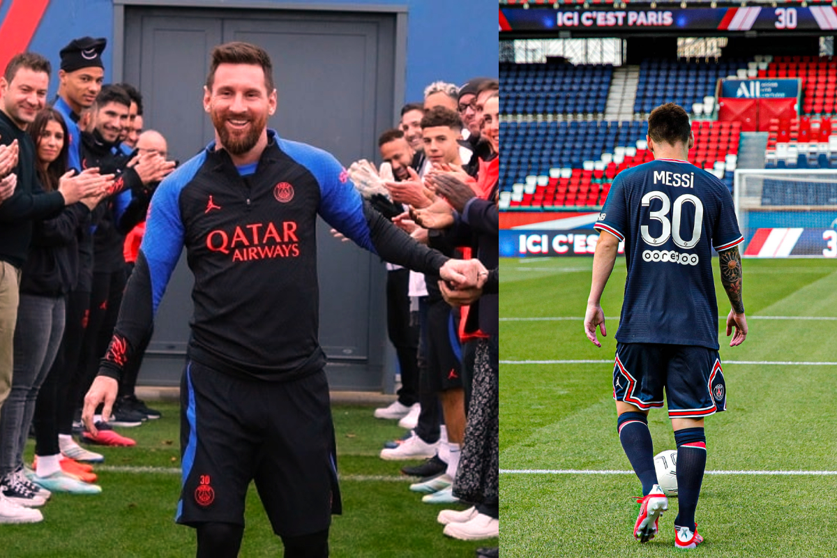 Lionel Messi first PSG