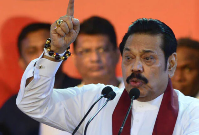 Mahinda Rajapaksa, Ex prime minister of Sri Lanka, declares his support for Wickremesinghe