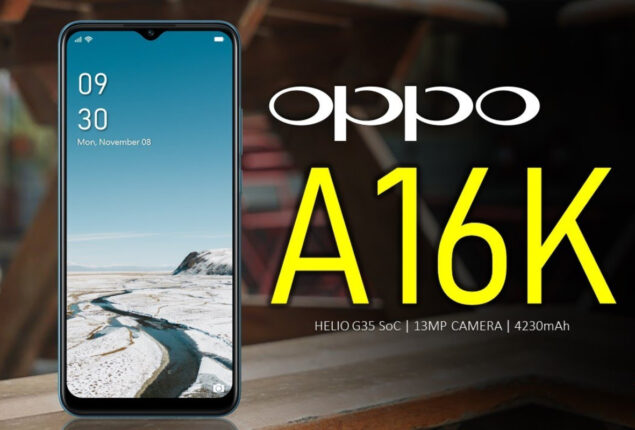 Oppo A16K Price in Pakistan & special features
