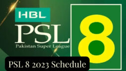 PSL 2023: Schedule for PSL 8 season will be released On Friday