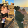 Sohai Ali Abro enjoying at beach with her family