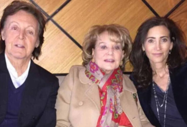 Paul McCartney grieved death of Barbara Walters