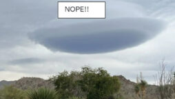 UFO-shaped cloud in California reminds twitter of movie ‘Nope’